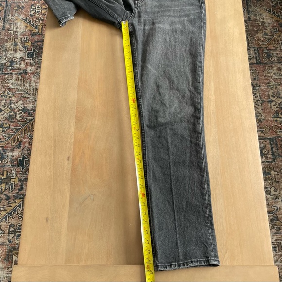 Abercrombie & Fitch The 90s Straight Ultra High Rise Curve Love Black Jeans - Picture 13 of 13